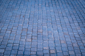 Cobblestone pavement texture