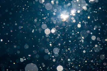 Abstract blur black bokeh