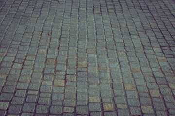 Cobblestone pavement texture