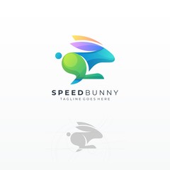Mythological animal Dragon Colorful mascot logo vector template