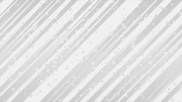 Grey stripes ans circles abstract geometric motion background. Seamless looping. Video animation Ultra HD 4K 3840x2160