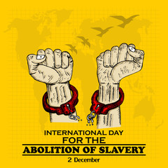 International Day for Abolition of Slavery, Poster and Banner