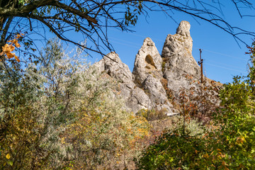 Russia. Crimean mountains, roks.