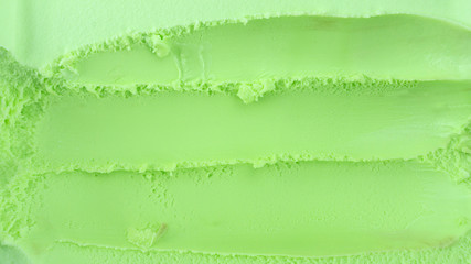 .Closeup Ice cream lemon surface, Top view Blank for design..