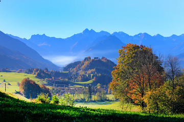 Allgäu - malerwinkel - Herbst - Panorama - Berge