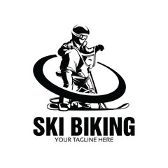 ski bike logo