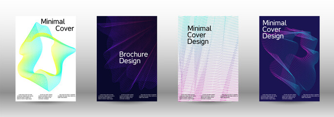 Cover design template set 