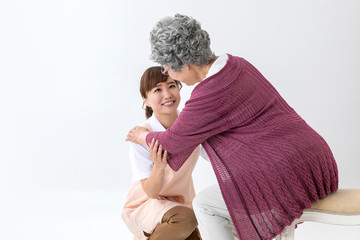 高齢者の女性