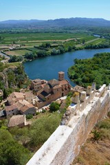 Vista del río Ebro desde Miravet