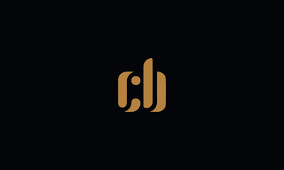 CB logo design template vector illustration minimal design