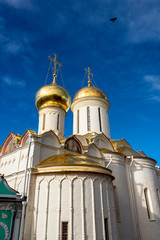 The Holy Trinity Sergius Lavra in the ancient Russian city of Sergiev Posad, Moscow Region