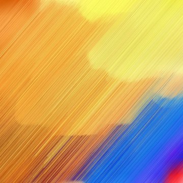 futuristic concept of colorful speed lines with pastel orange, royal blue and sienna colors. good as background or backdrop wallpaper. square graphic with strong color
