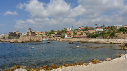 Fototapeta na wymiar Port de byblos au Liban