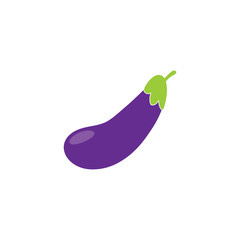 Eggplant logo for design.vector