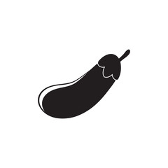 Eggplant logo for design.vector