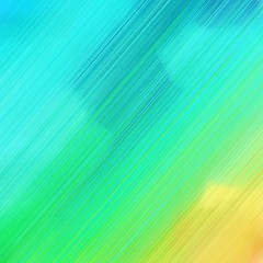diagonal motion speed lines background or backdrop with turquoise, khaki and moderate green colors. dreamy digital abstract art. square graphic with strong color