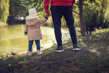 Fototapeta premium Father and daughter