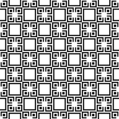 Seamless background for your designs. Modern black and white ornament. Geometric abstract pattern