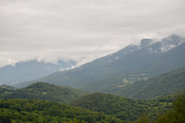 Paysage des pyrénées en Ariège