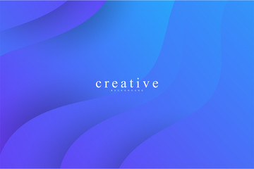 Abstract Fluid, liquid, wavy, gradient, flowing, dynamic shape background combination