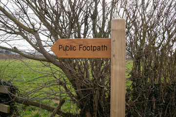 Public Footpath Sign