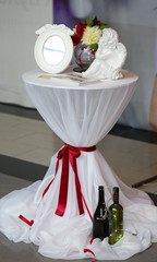 wedding cake with flowers