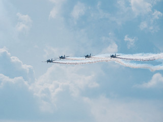 airplane in the sky