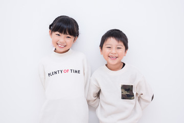 笑顔が可愛い小学生