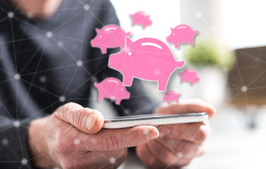 Concept of money saving