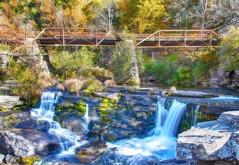 waterfall in forest