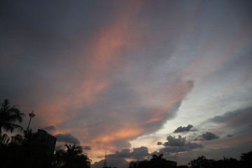 storm clouds in the sky