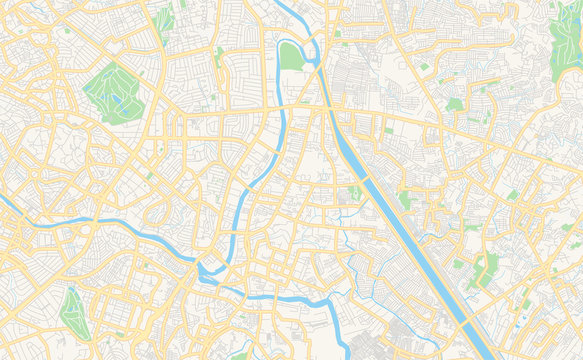 Printable street map of Pasig, Philippines