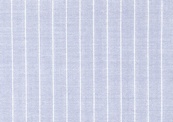 Delicate light blue linen fabric with visible weave texture. White and blue striped fabric. High resolution