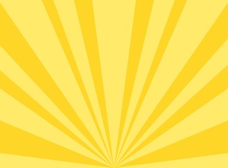 Sunlight abstract background. Bright yellow color burst background. Vector illustration.