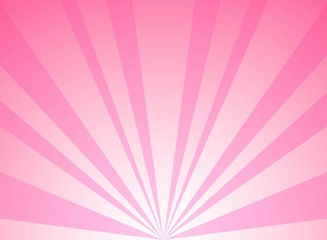 Sunlight background. pink color burst background with yellow highlight.