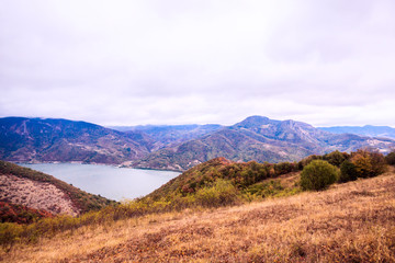 Amazing view on Danube river Serbia