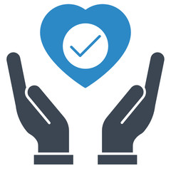 Emergency Cardiovascular Care vector CPR Services Concept icon design - obrazy, fototapety, plakaty