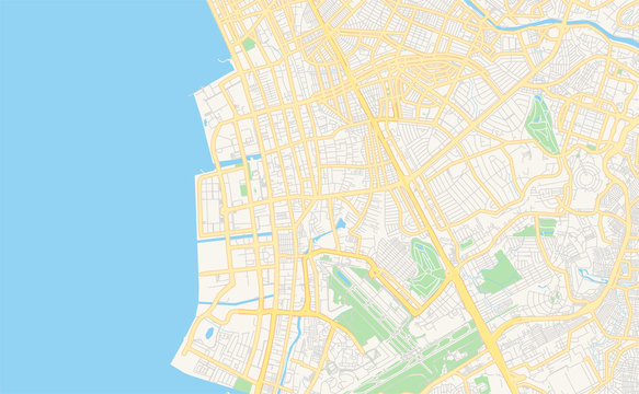 Printable street map of Pasay, Philippines