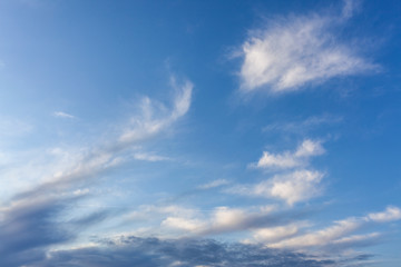 Fototapeta premium blue sky with white clouds