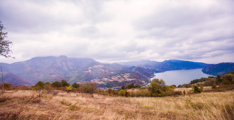 Amazing view on Danube river Serbia