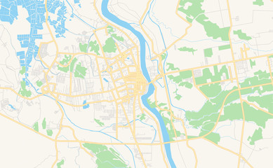 Printable street map of Butuan, Philippines