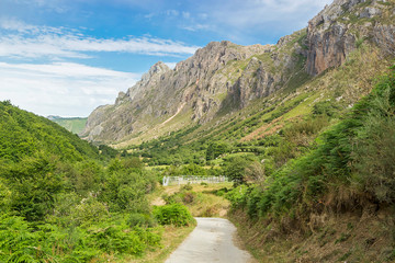 Fototapeta premium Lakes route in Somiedo natural park, Spain