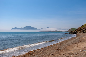 Crimea. Black Sea. The mountains.