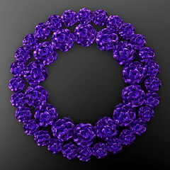 Elegant autumn background. 3d illustration, 3d rendering.