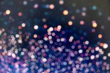 Multi-color glitter vintage lights,bokeh for blur background.