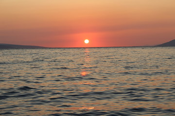 Makarska Zachód Słońca