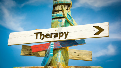 Street Sign to Therapy