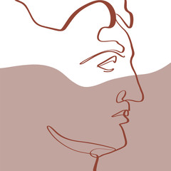 Terracotta Art Print Abstract Modern Digital Painting Fashion Scandinavian Style Color Abstraction Poster Contemporary Burnt Orange Vector Illustration Clipart