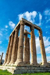 Obraz premium Temple of Olympian Zeus in Athens, Greece