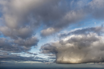 Obraz premium Spectacular view of clouds seen at 10000 feet